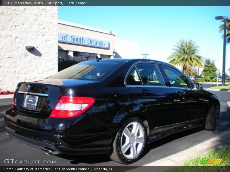 Black / Black 2010 Mercedes-Benz C 300 Sport