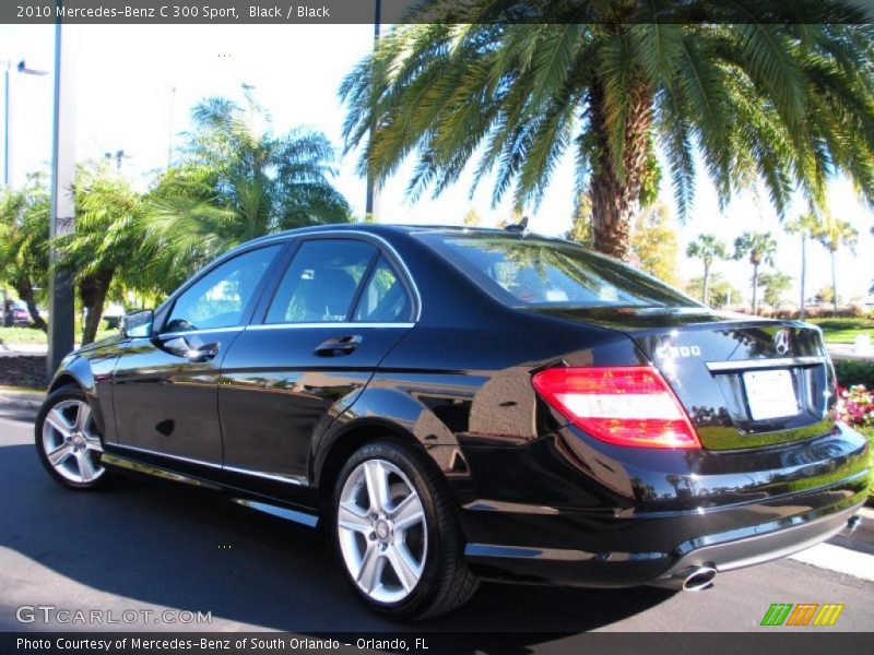 Black / Black 2010 Mercedes-Benz C 300 Sport