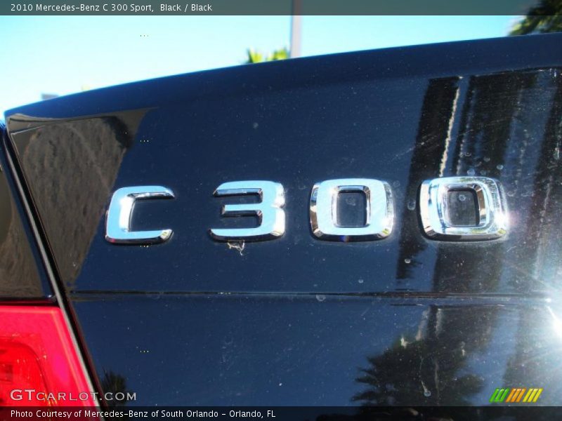 Black / Black 2010 Mercedes-Benz C 300 Sport