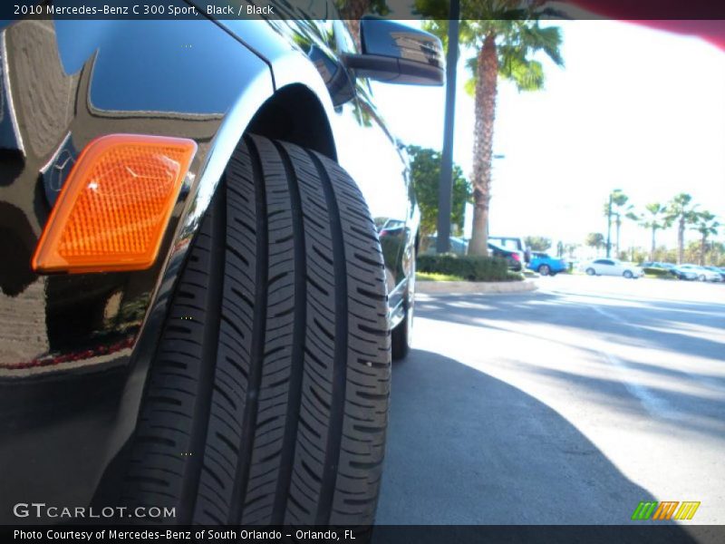 Black / Black 2010 Mercedes-Benz C 300 Sport