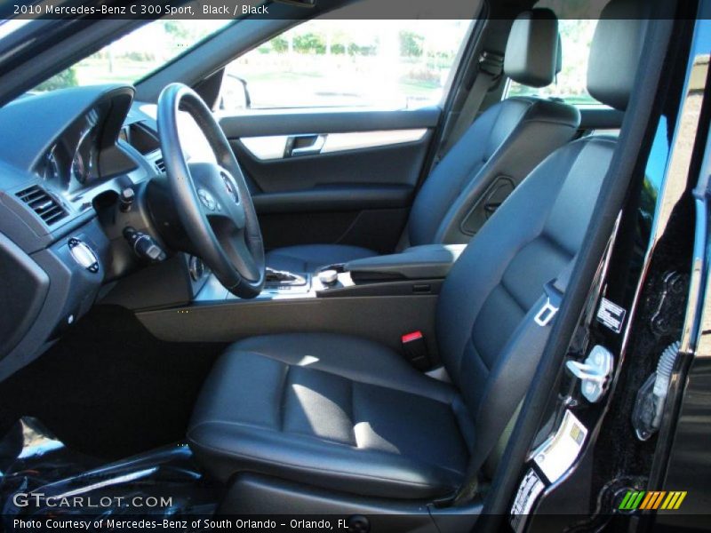 Black / Black 2010 Mercedes-Benz C 300 Sport
