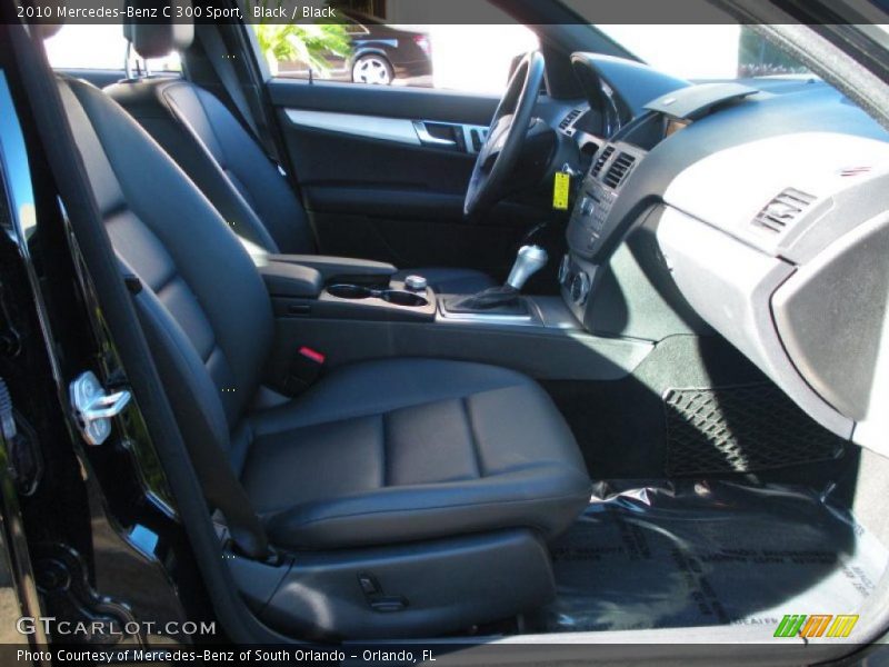 Black / Black 2010 Mercedes-Benz C 300 Sport