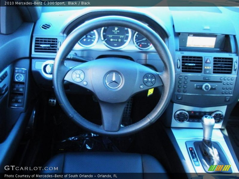 Black / Black 2010 Mercedes-Benz C 300 Sport