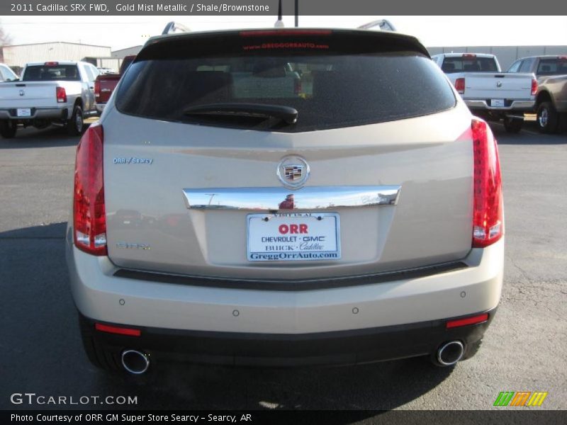 Gold Mist Metallic / Shale/Brownstone 2011 Cadillac SRX FWD