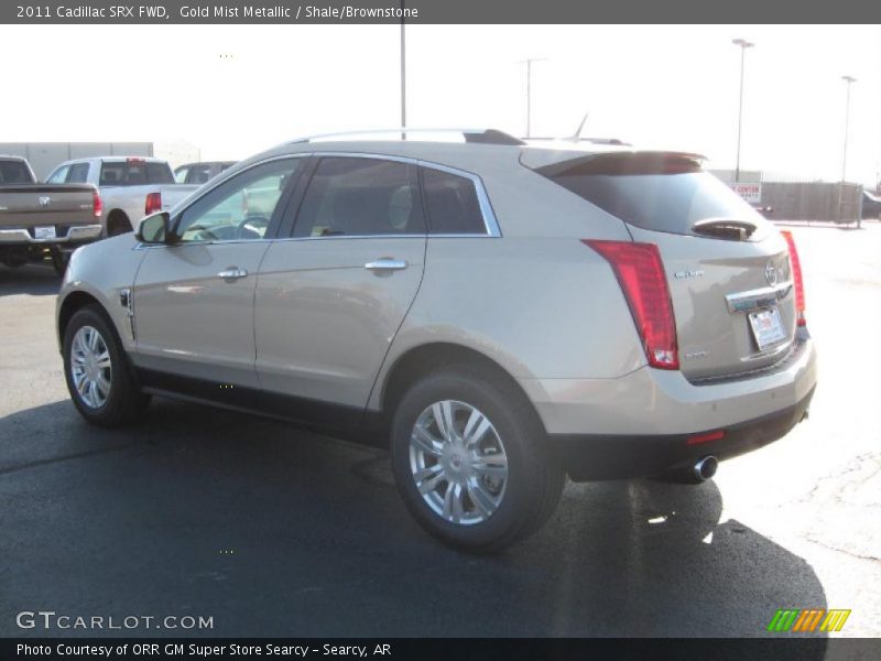 Gold Mist Metallic / Shale/Brownstone 2011 Cadillac SRX FWD