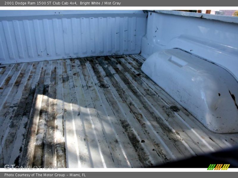 Bright White / Mist Gray 2001 Dodge Ram 1500 ST Club Cab 4x4