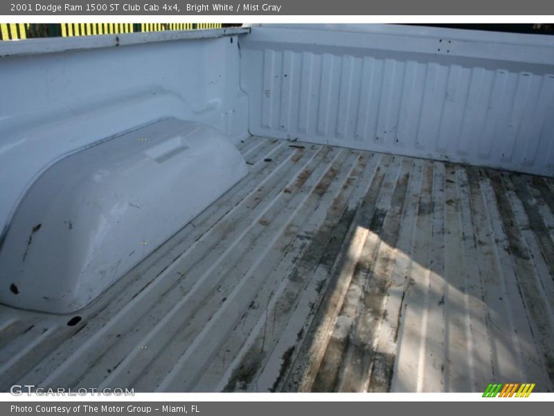 Bright White / Mist Gray 2001 Dodge Ram 1500 ST Club Cab 4x4