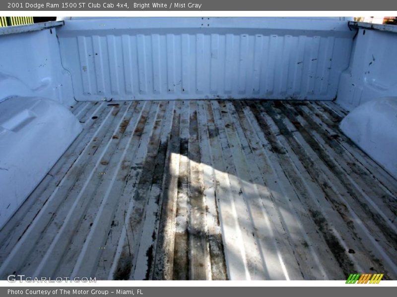Bright White / Mist Gray 2001 Dodge Ram 1500 ST Club Cab 4x4