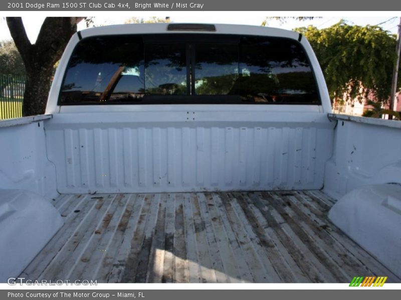 Bright White / Mist Gray 2001 Dodge Ram 1500 ST Club Cab 4x4