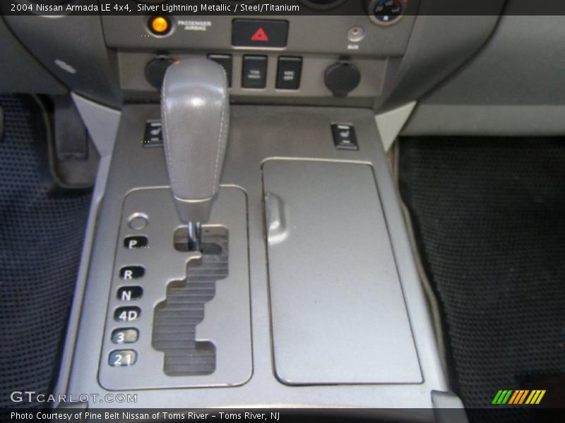 Silver Lightning Metallic / Steel/Titanium 2004 Nissan Armada LE 4x4