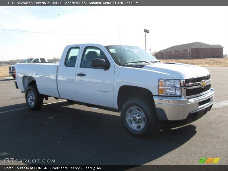 Summit White / Dark Titanium 2011 Chevrolet Silverado 2500HD Extended Cab