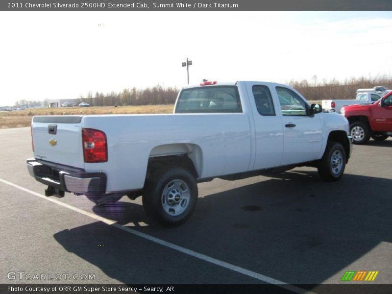 Summit White / Dark Titanium 2011 Chevrolet Silverado 2500HD Extended Cab