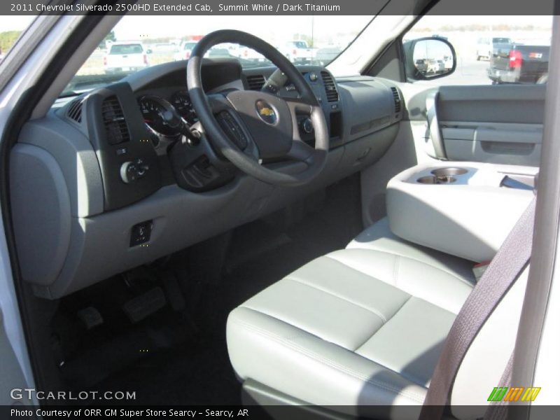Summit White / Dark Titanium 2011 Chevrolet Silverado 2500HD Extended Cab