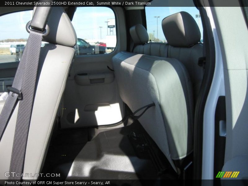 Summit White / Dark Titanium 2011 Chevrolet Silverado 2500HD Extended Cab