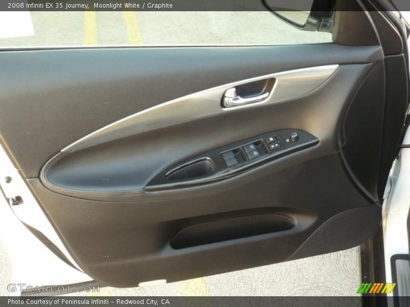 Moonlight White / Graphite 2008 Infiniti EX 35 Journey
