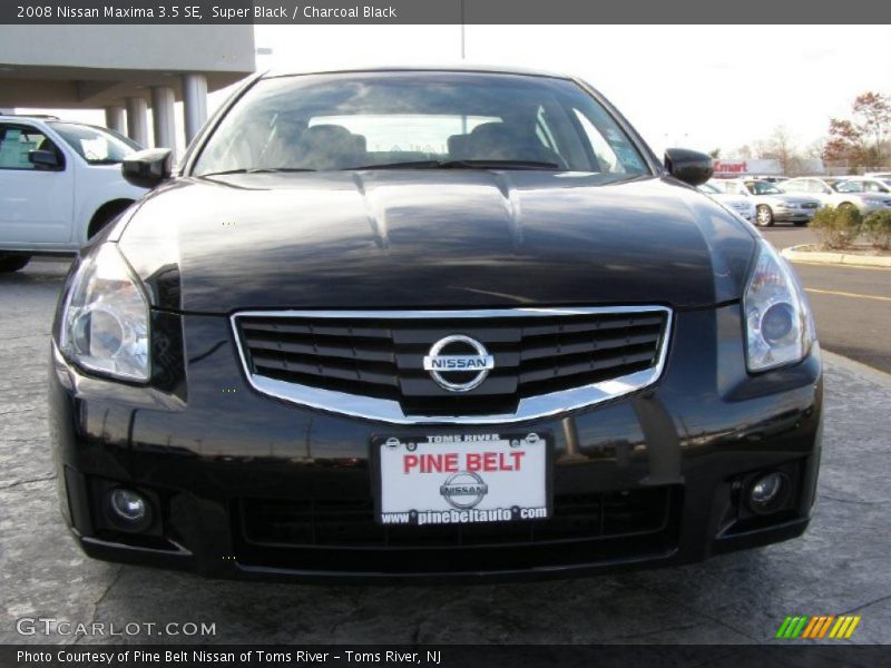 Super Black / Charcoal Black 2008 Nissan Maxima 3.5 SE