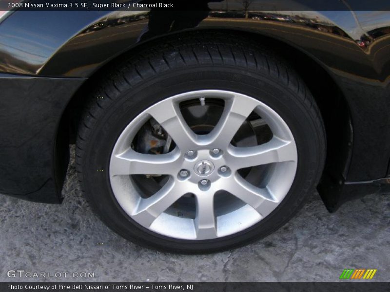 Super Black / Charcoal Black 2008 Nissan Maxima 3.5 SE