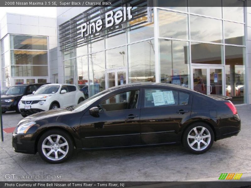 Super Black / Charcoal Black 2008 Nissan Maxima 3.5 SE