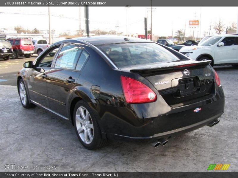 Super Black / Charcoal Black 2008 Nissan Maxima 3.5 SE