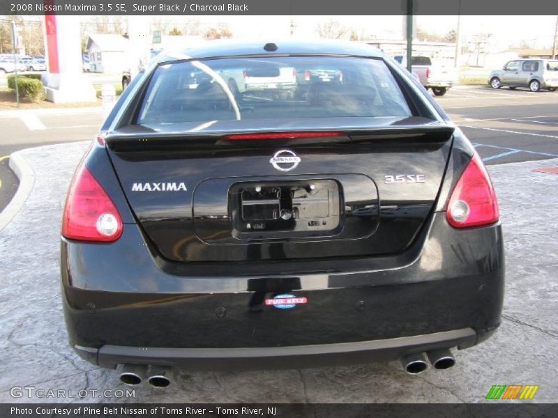 Super Black / Charcoal Black 2008 Nissan Maxima 3.5 SE