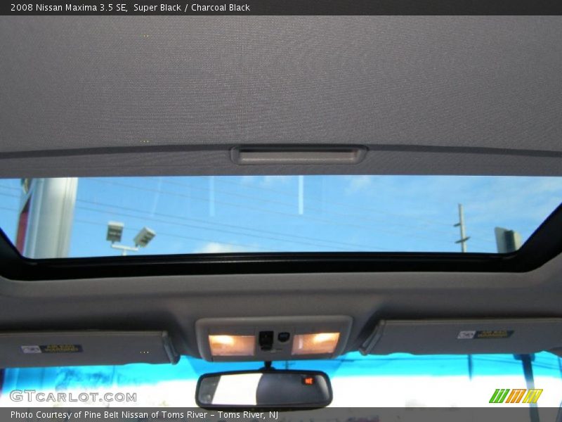 Super Black / Charcoal Black 2008 Nissan Maxima 3.5 SE