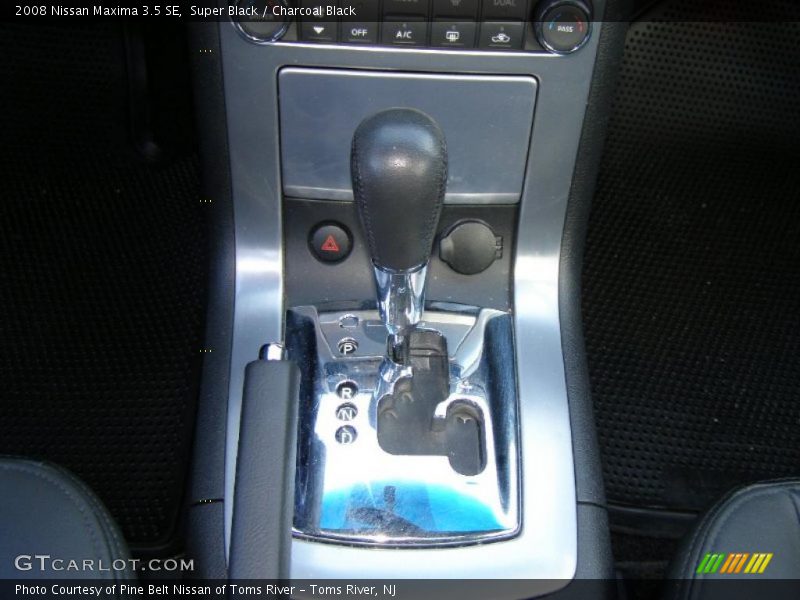 Super Black / Charcoal Black 2008 Nissan Maxima 3.5 SE