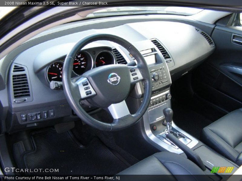 Super Black / Charcoal Black 2008 Nissan Maxima 3.5 SE
