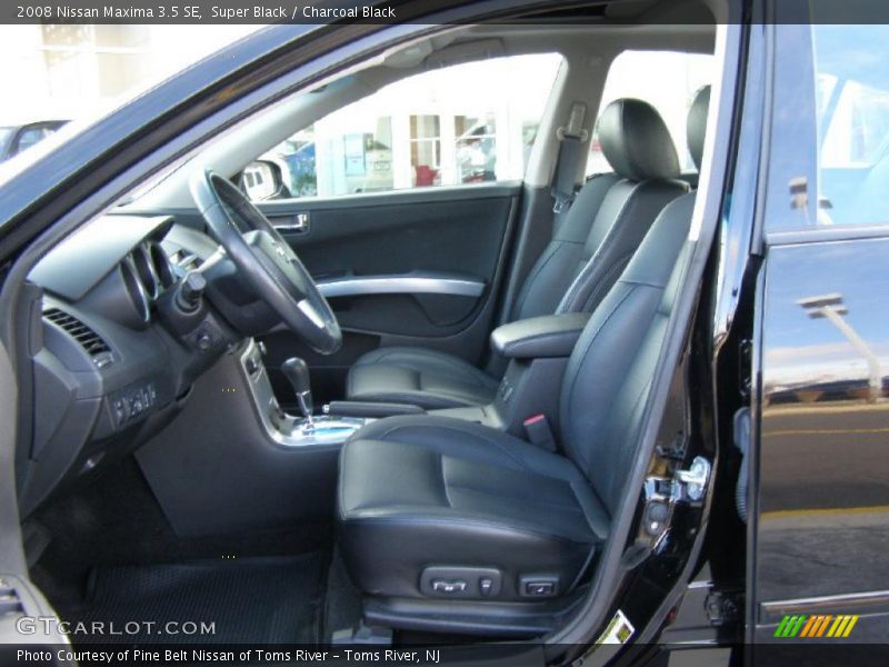 Super Black / Charcoal Black 2008 Nissan Maxima 3.5 SE