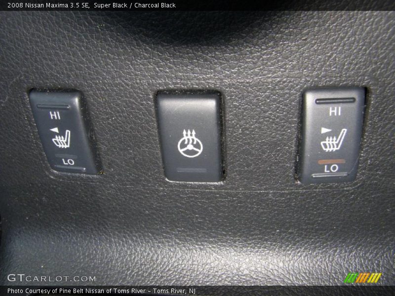 Super Black / Charcoal Black 2008 Nissan Maxima 3.5 SE