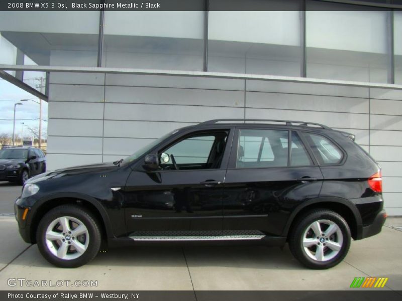 Black Sapphire Metallic / Black 2008 BMW X5 3.0si