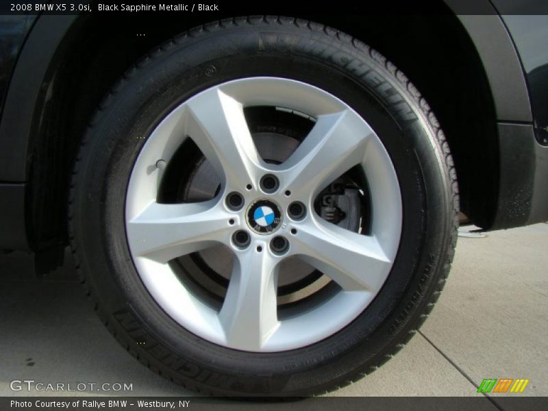 Black Sapphire Metallic / Black 2008 BMW X5 3.0si