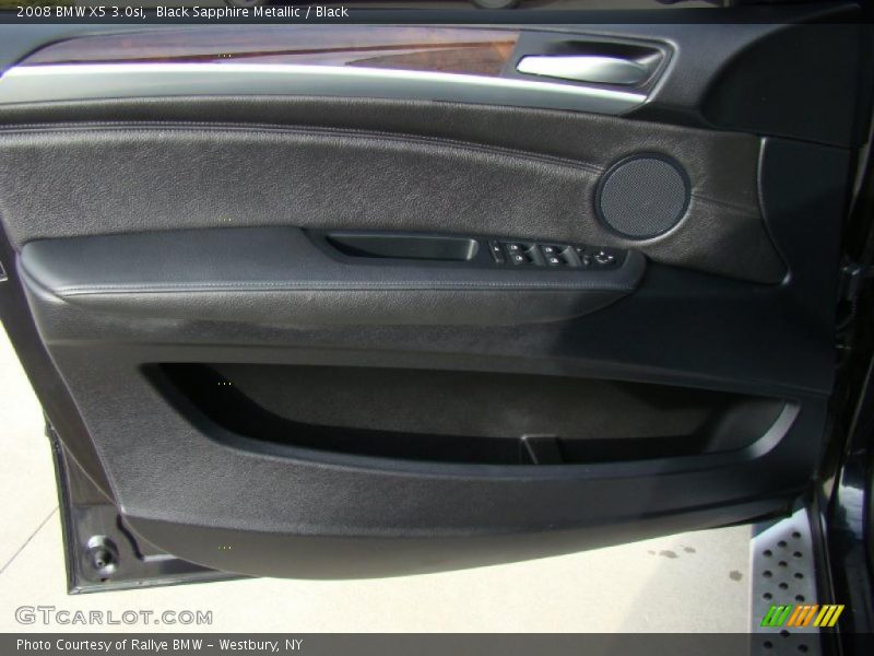 Black Sapphire Metallic / Black 2008 BMW X5 3.0si
