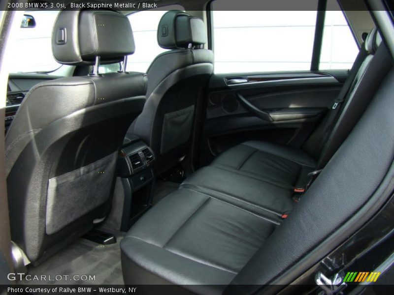 Black Sapphire Metallic / Black 2008 BMW X5 3.0si