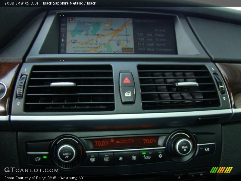 Black Sapphire Metallic / Black 2008 BMW X5 3.0si