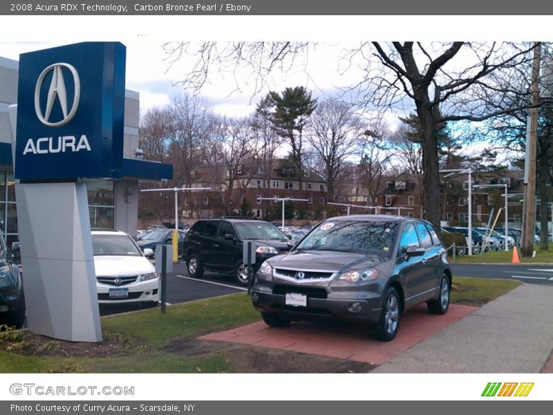 Carbon Bronze Pearl / Ebony 2008 Acura RDX Technology