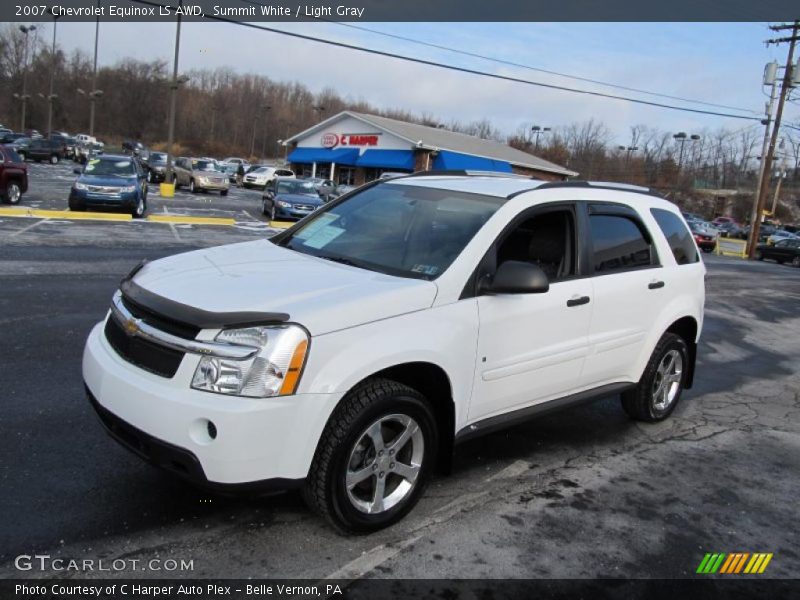 Summit White / Light Gray 2007 Chevrolet Equinox LS AWD