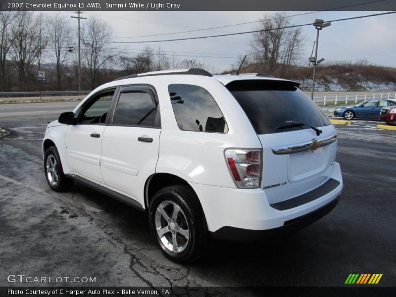 Summit White / Light Gray 2007 Chevrolet Equinox LS AWD