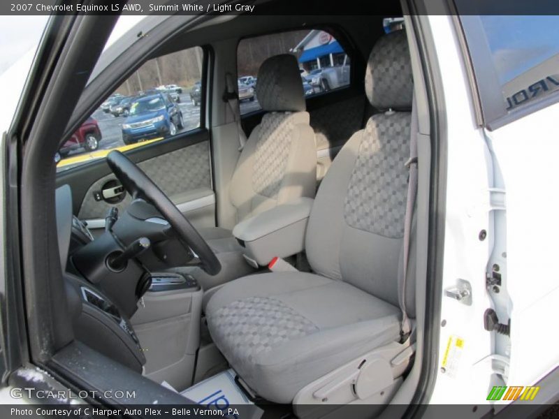 Summit White / Light Gray 2007 Chevrolet Equinox LS AWD
