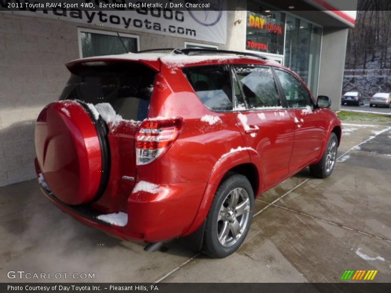 Barcelona Red Metallic / Dark Charcoal 2011 Toyota RAV4 Sport 4WD