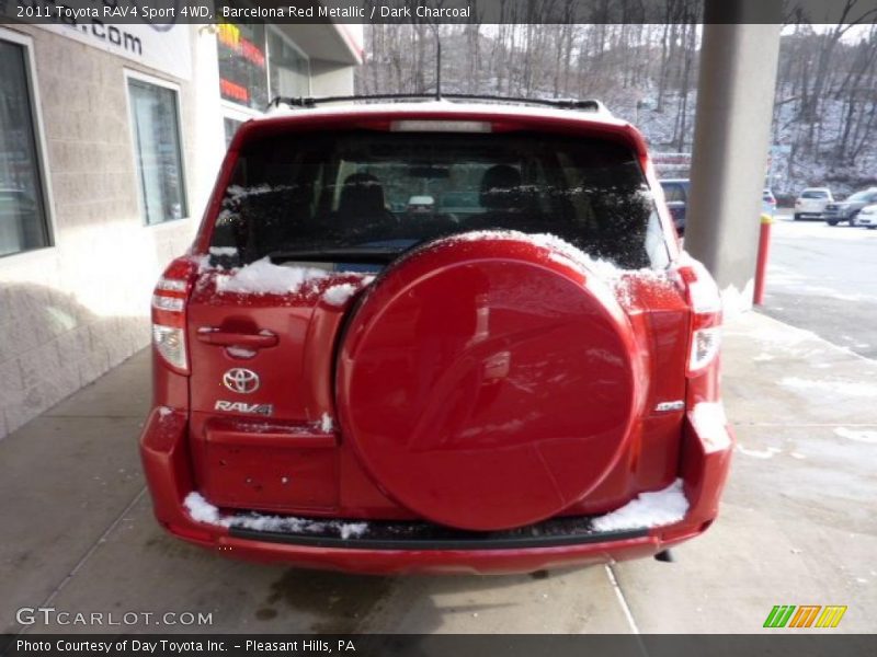 Barcelona Red Metallic / Dark Charcoal 2011 Toyota RAV4 Sport 4WD