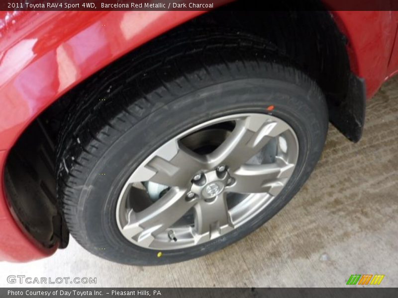 Barcelona Red Metallic / Dark Charcoal 2011 Toyota RAV4 Sport 4WD