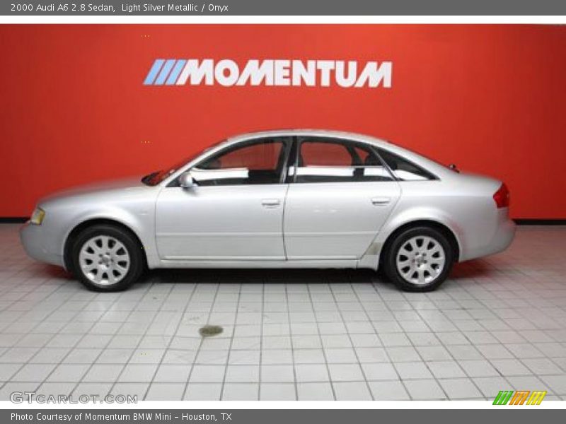 Light Silver Metallic / Onyx 2000 Audi A6 2.8 Sedan