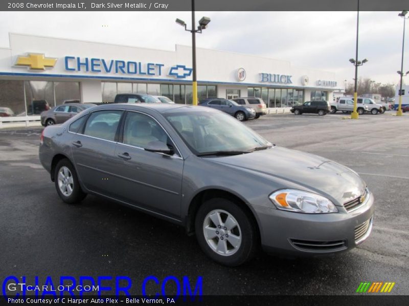 Dark Silver Metallic / Gray 2008 Chevrolet Impala LT