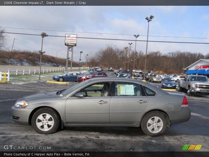 Dark Silver Metallic / Gray 2008 Chevrolet Impala LT