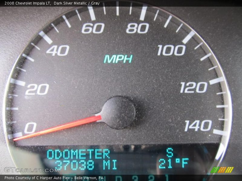 Dark Silver Metallic / Gray 2008 Chevrolet Impala LT