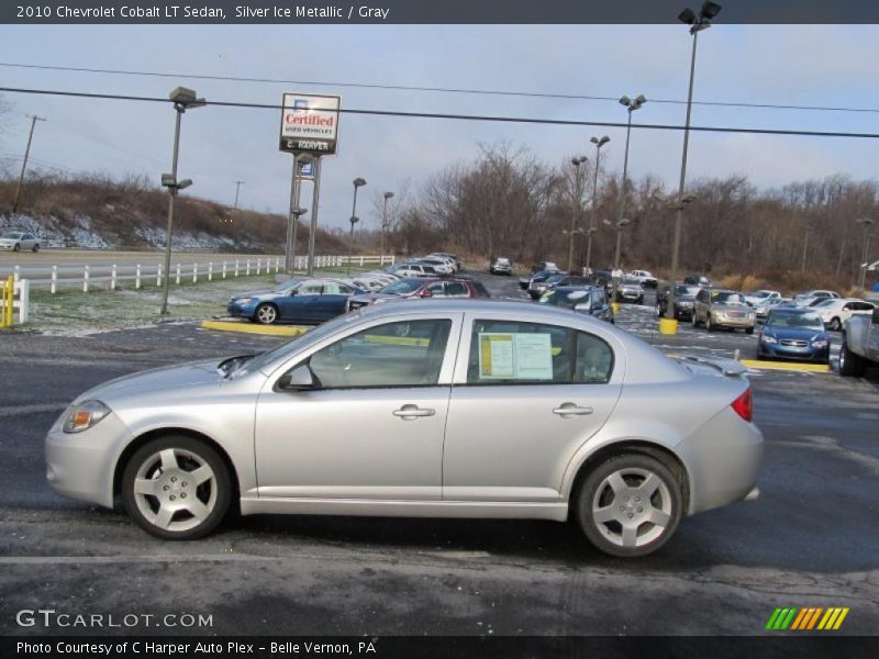 Silver Ice Metallic / Gray 2010 Chevrolet Cobalt LT Sedan