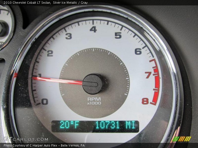 Silver Ice Metallic / Gray 2010 Chevrolet Cobalt LT Sedan