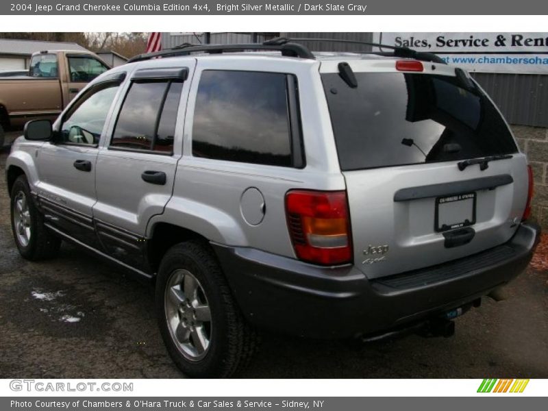 Bright Silver Metallic / Dark Slate Gray 2004 Jeep Grand Cherokee Columbia Edition 4x4