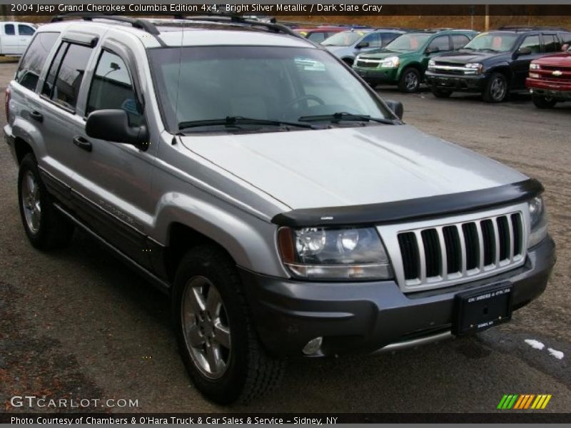 Bright Silver Metallic / Dark Slate Gray 2004 Jeep Grand Cherokee Columbia Edition 4x4