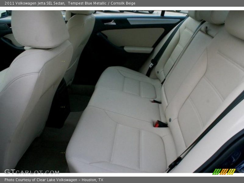 Tempest Blue Metallic / Cornsilk Beige 2011 Volkswagen Jetta SEL Sedan